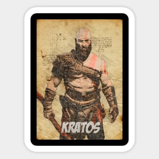 Kratos Sticker